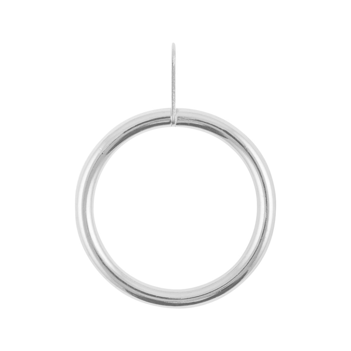 Metal Curtain Rings Eight Pack - Chrome – image 2