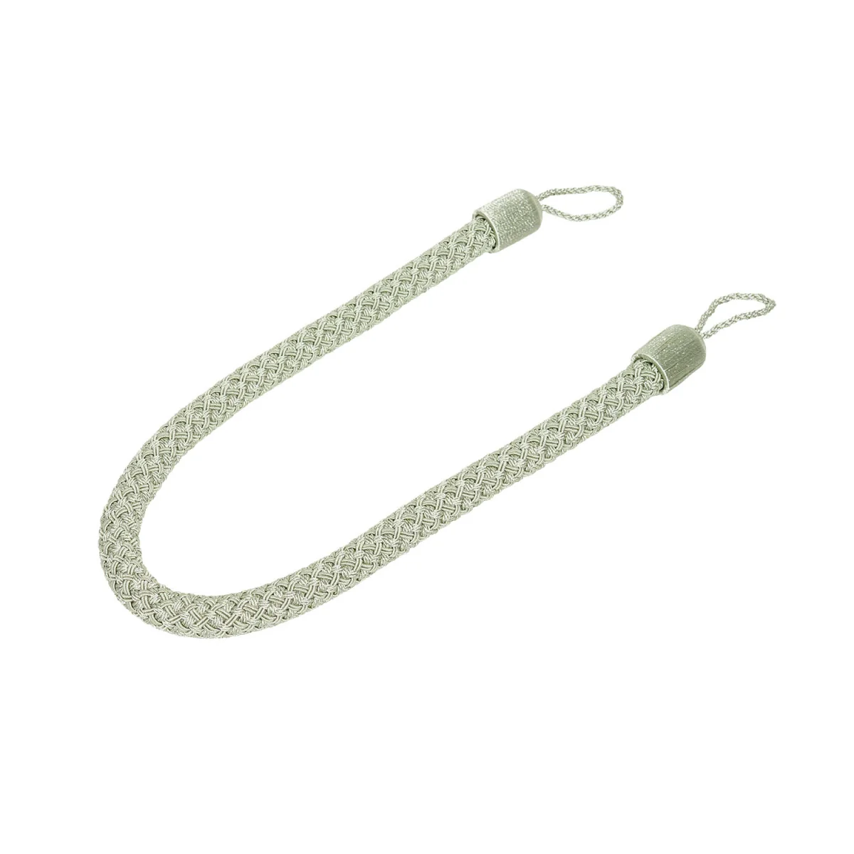 Braided Rope Tie Back - Sage – image 2