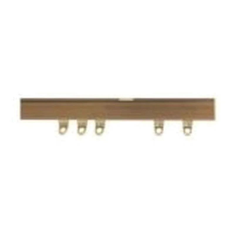 Antique Brass Fineline Aluminium Curtain Track - Antique Brass / 340cm
