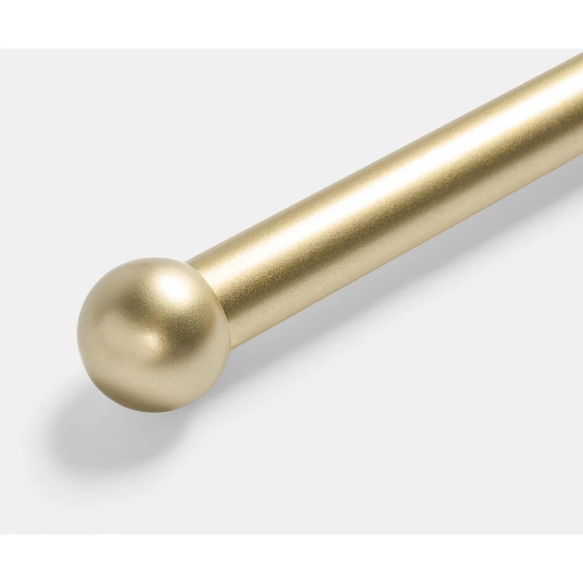 OHS Trumpet Extendable Curtain Pole - Brushed Gold / 7cm / Iron – image 4