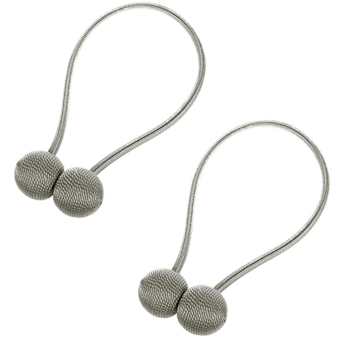 Magnetic Curtain Tieback - Grey – image 2