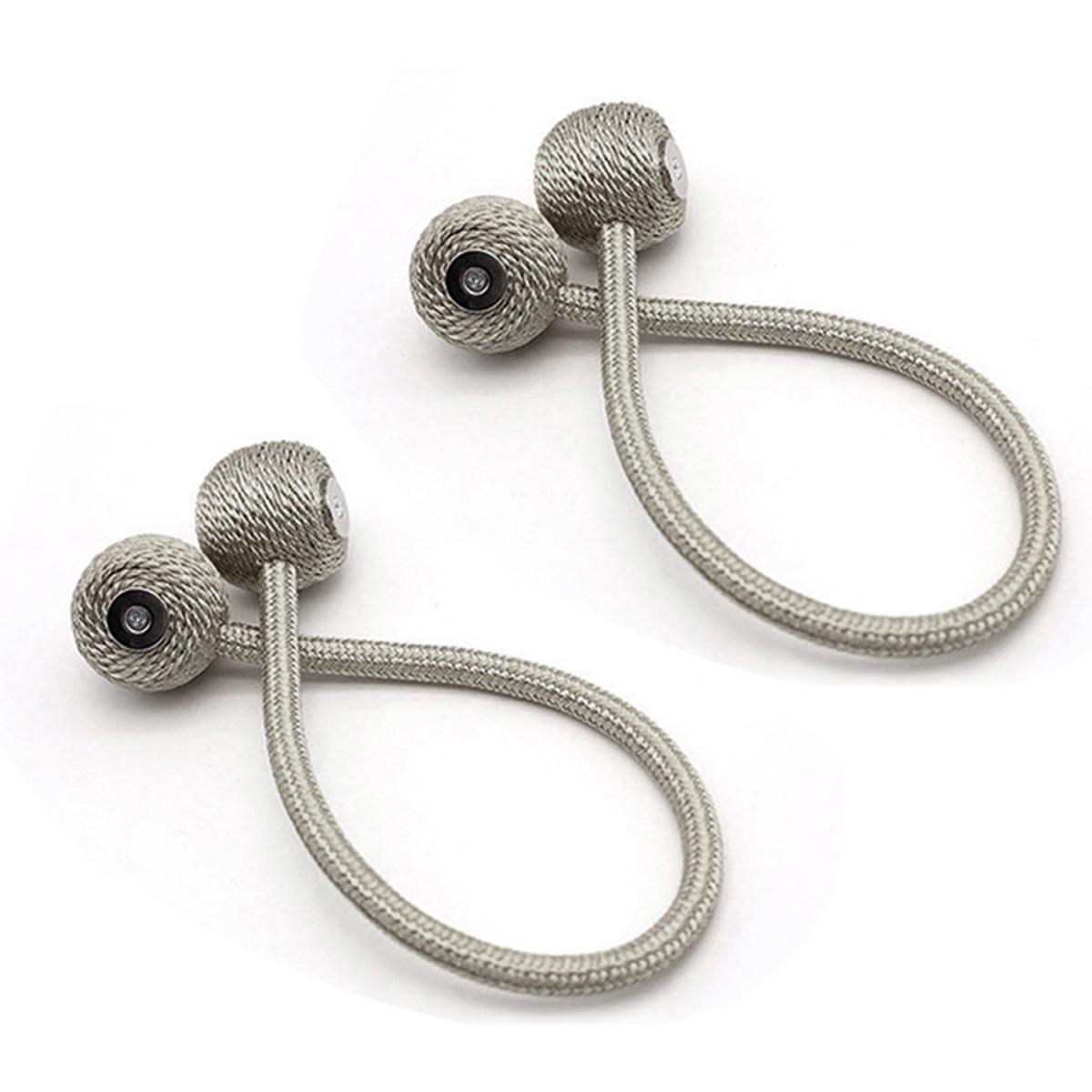 Magnetic Curtain Tieback - Grey – image 3