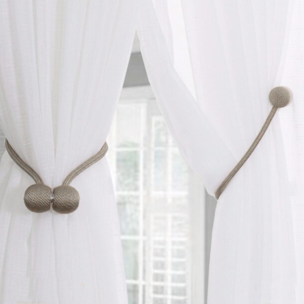 Magnetic Curtain Tieback - Grey – image 4