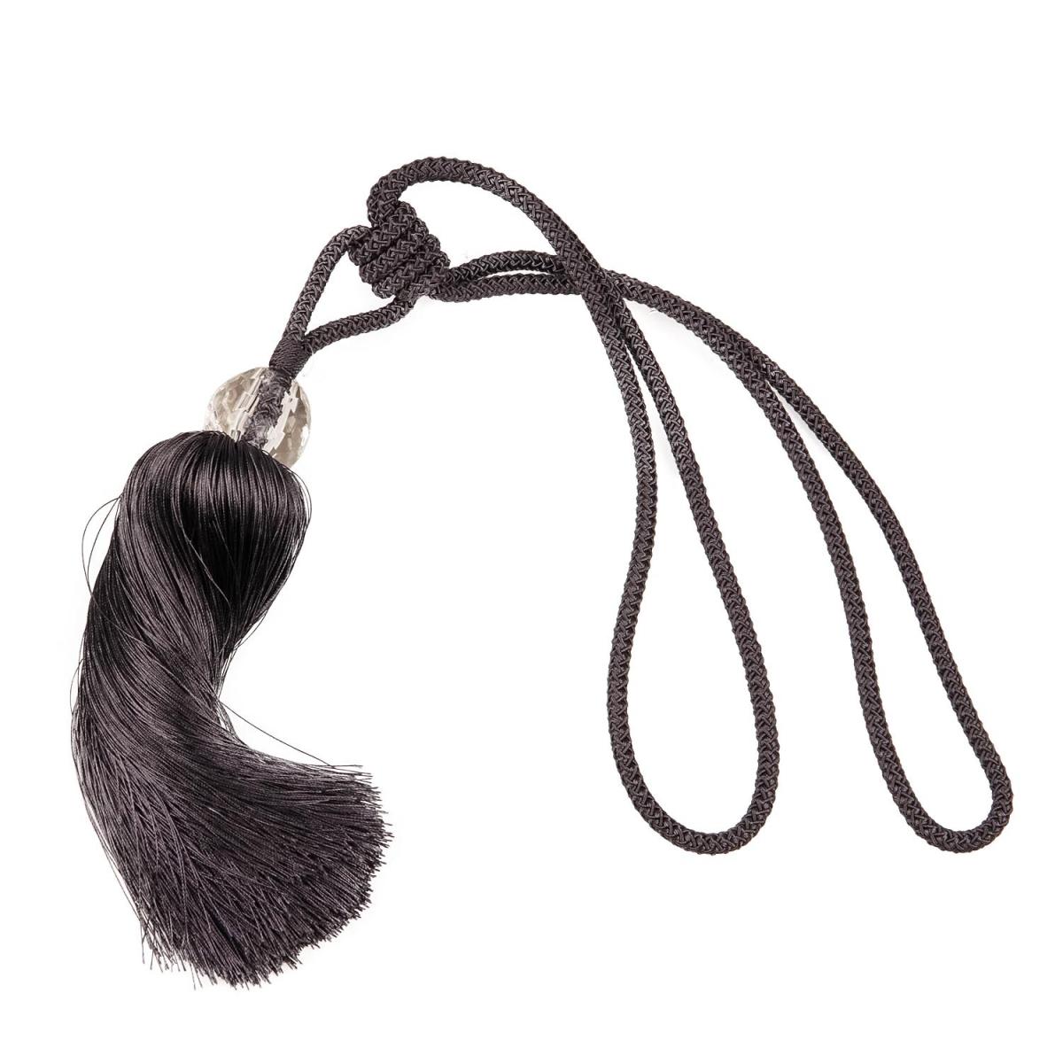 Oval Crystal Head Tieback  - Silver – image 3