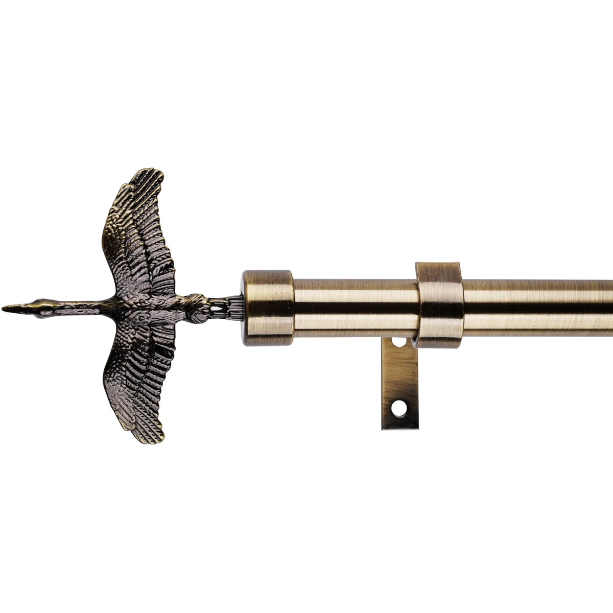 Crane Curtain Pole - Brass – image 3