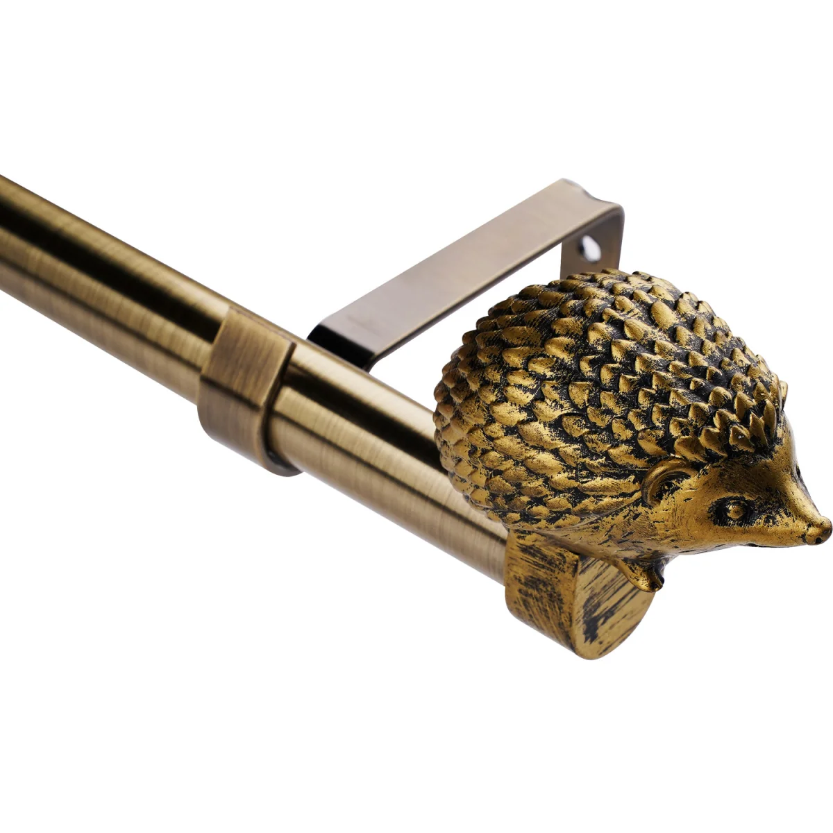 Hedgehog Curtain Pole - Brass – image 2
