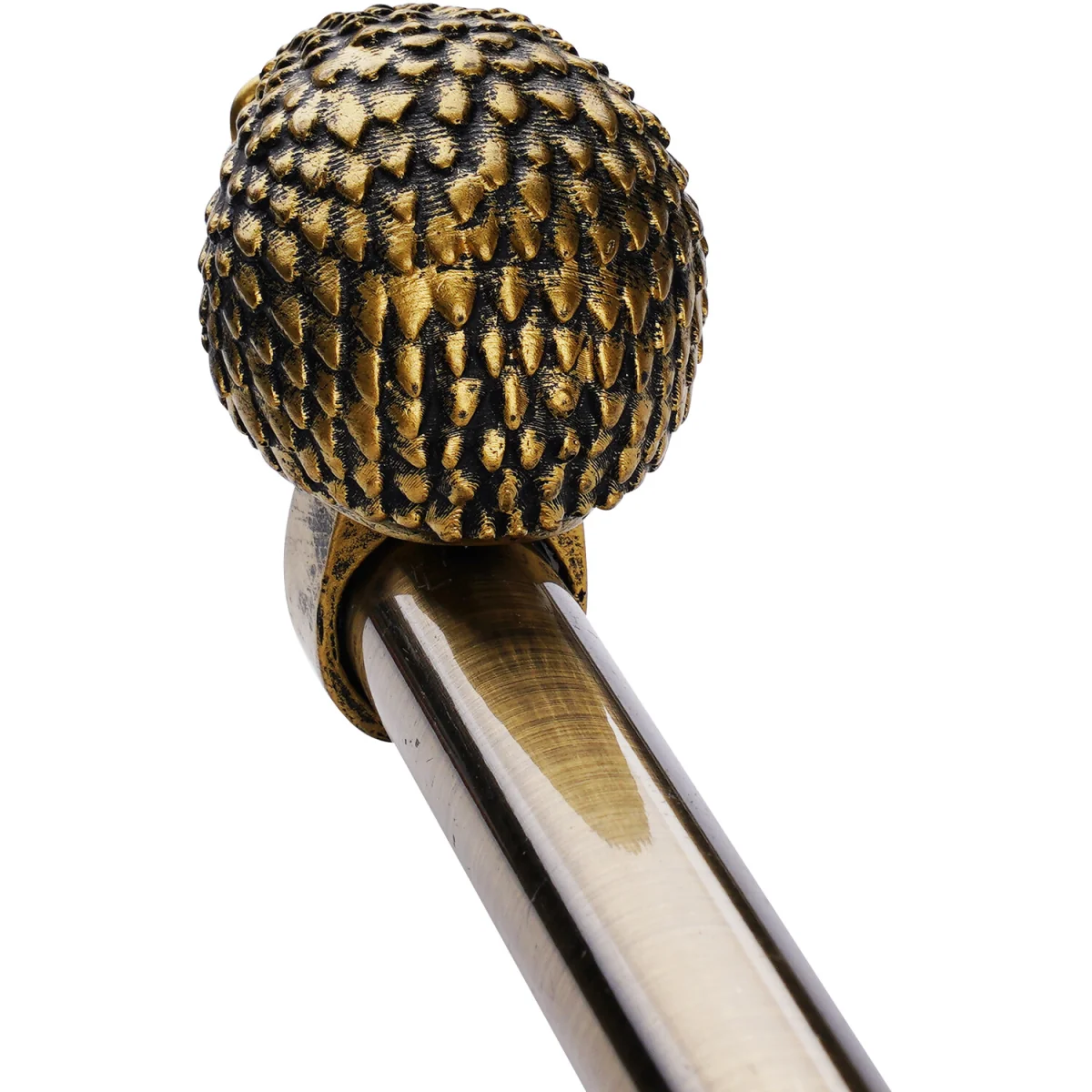 Hedgehog Curtain Pole - Brass – image 4