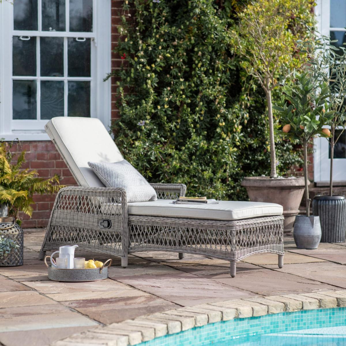 Groves Country Lounger - Stone – image 1