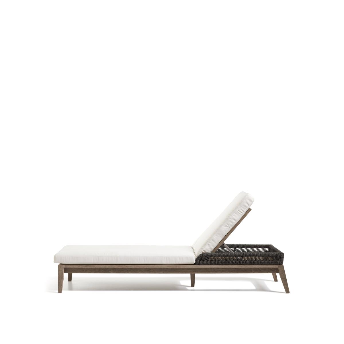 OKA, Whittaker Garden Lounger - Dark Cocoa, Garden Seating – image 3