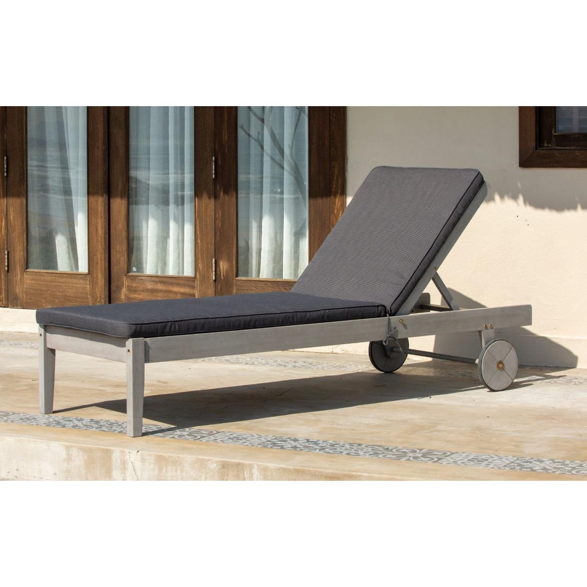 Belgrave - Greywash Sun Lounger – image 1