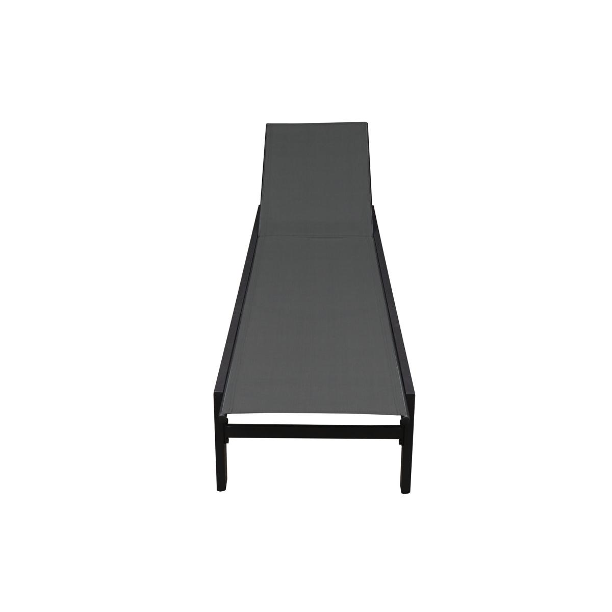 Havana - Modern Sun Lounger - Graphite - Set of 2 – image 3