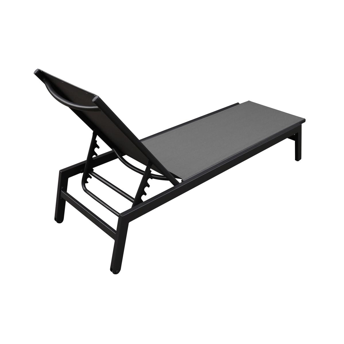 Havana - Modern Sun Lounger - Graphite - Set of 2 – image 4