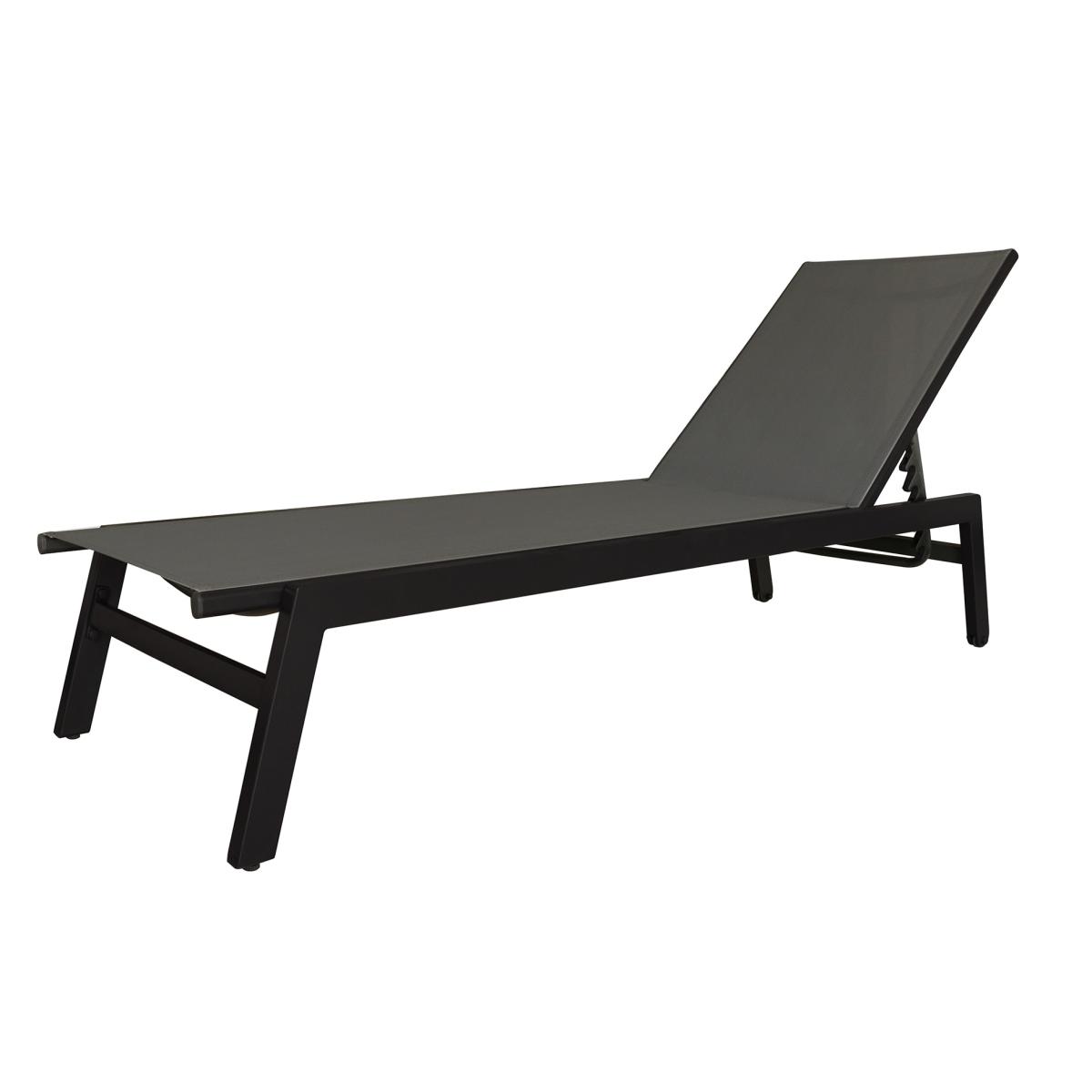 Havana - Modern Sun Lounger - Graphite - Set of 2 – image 6
