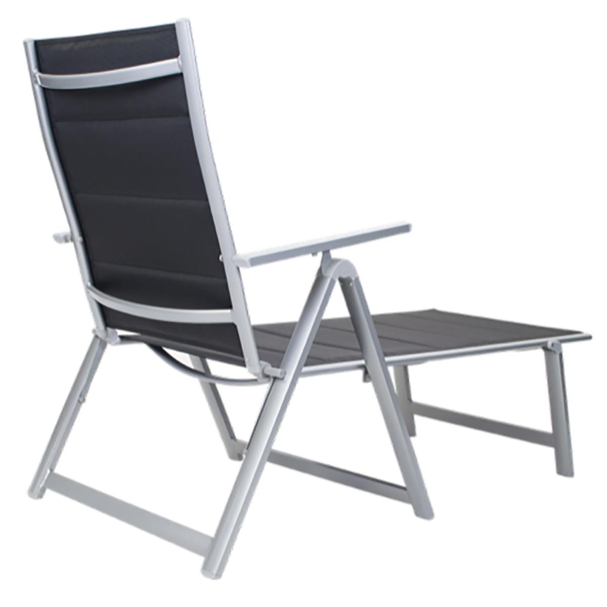 Deluxe Padded Sunlounger Bed - Black – image 4
