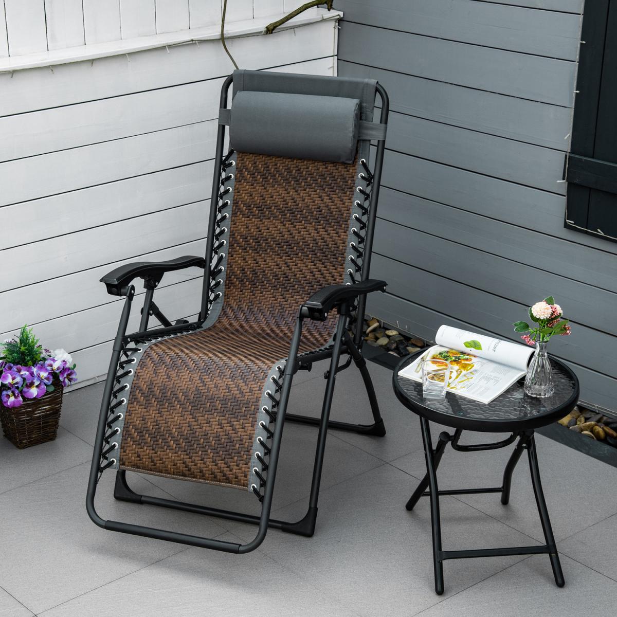 Outdoor Zero Gravity Chair Headrest Cup - Grey – image 6