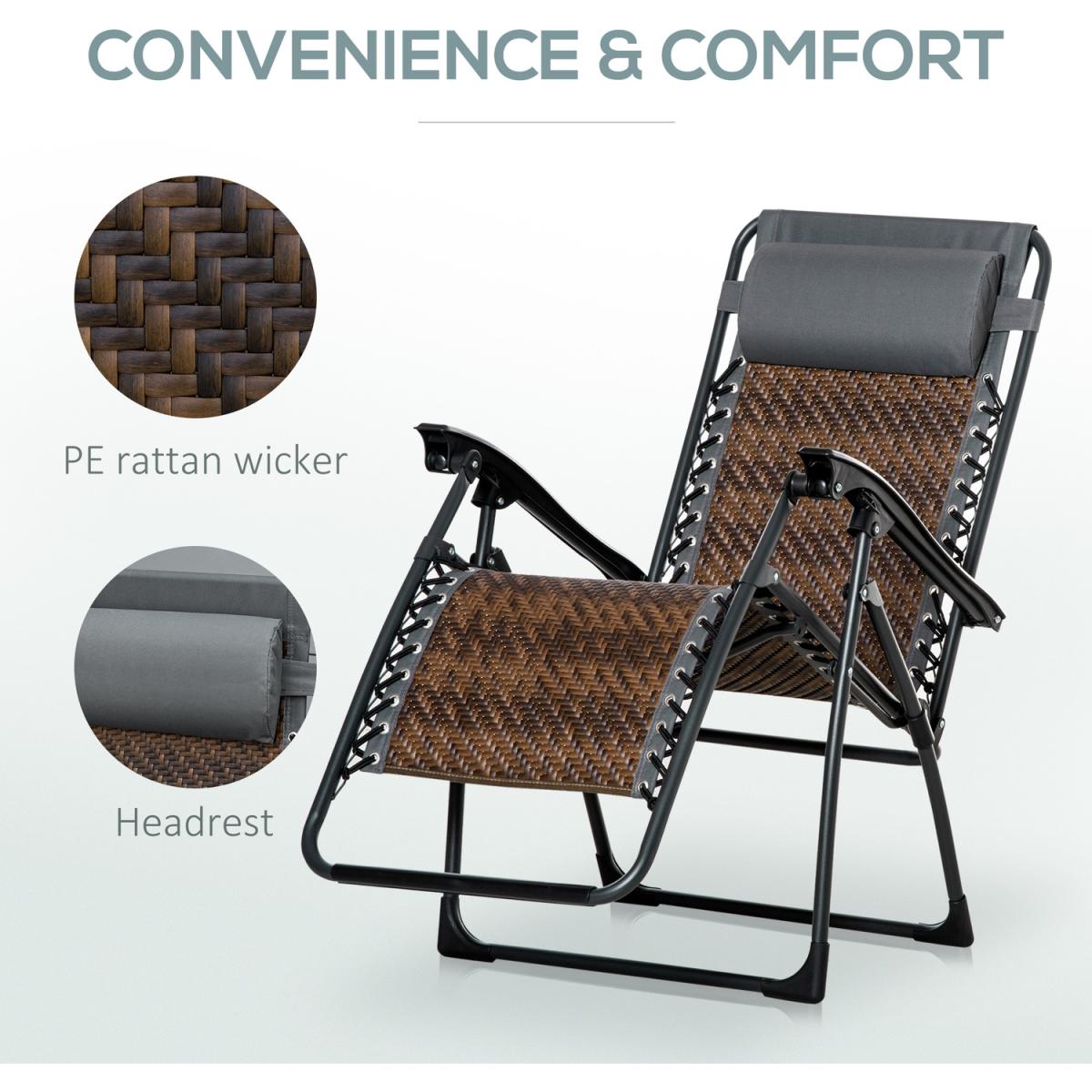 Outdoor Zero Gravity Chair Headrest Cup - Grey – image 9