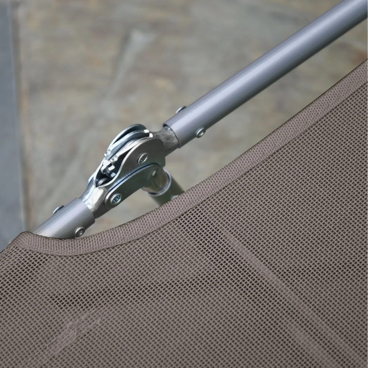 Adjustable Garden Sun Lounger Recliner Chair - Brown – image 4