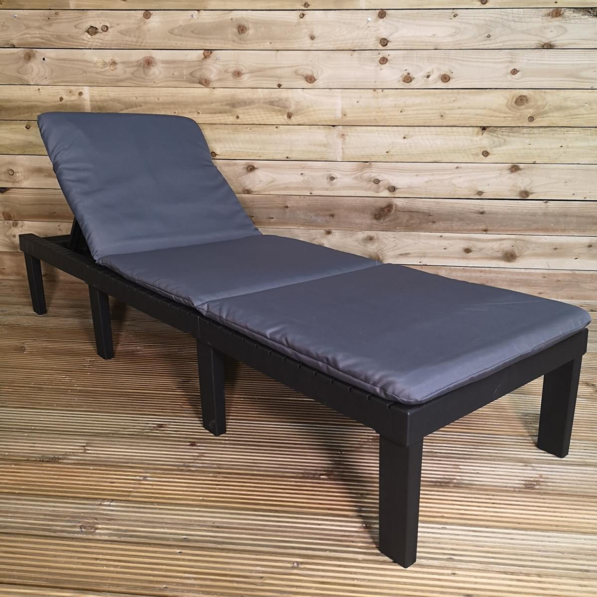 2m Black Modular Lounge Bed - Black – image 3