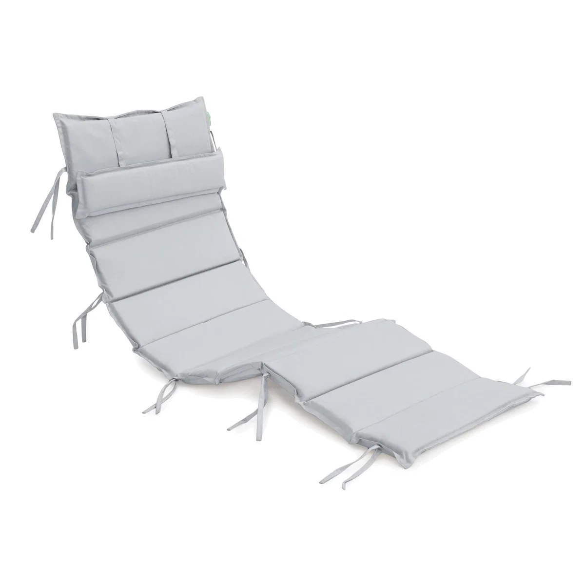 Outdoor Acacia Sun Lounger Cushion Pad - Grey