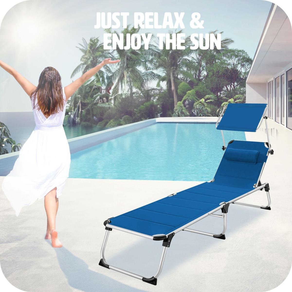 Sun Lounger Lorella - Blue – image 9