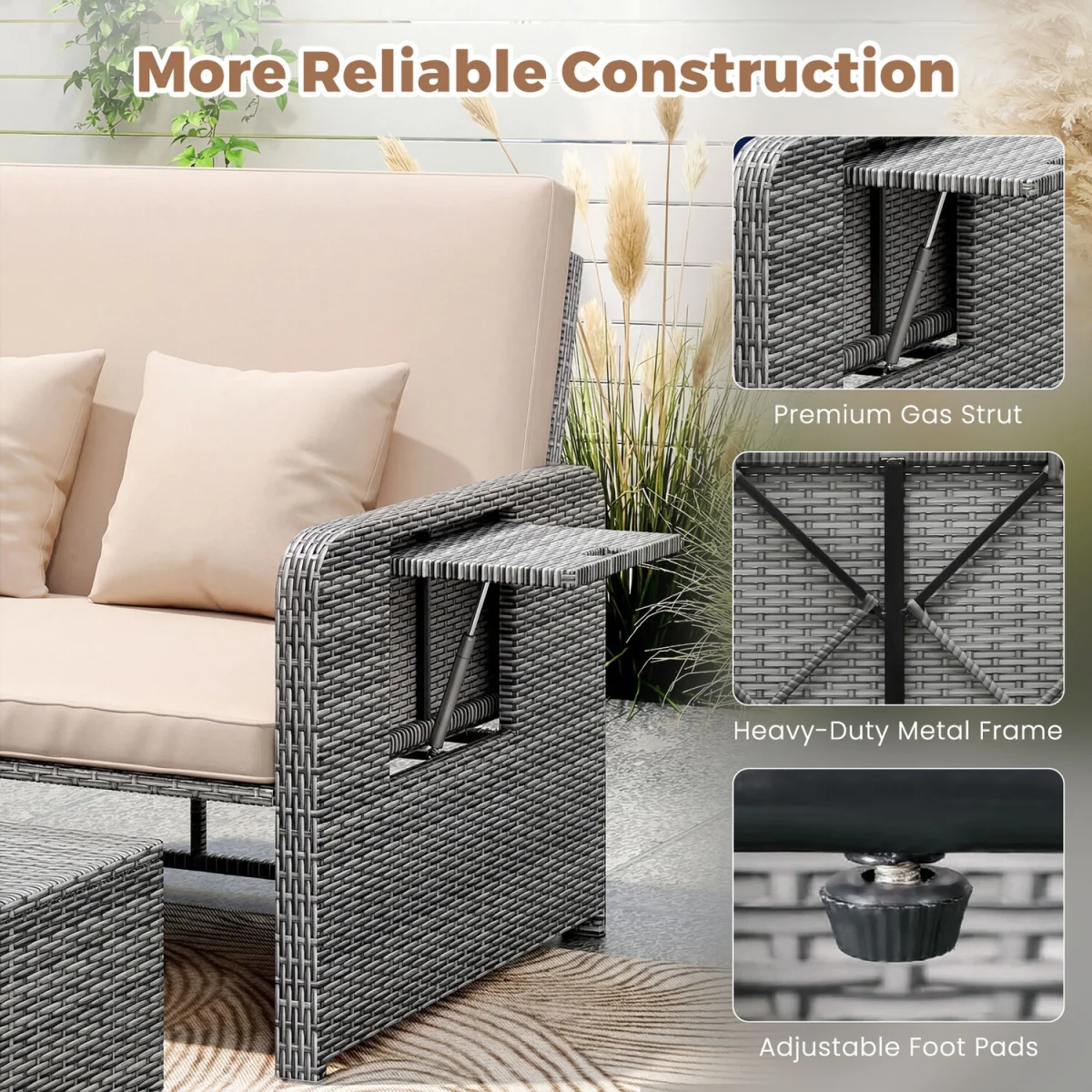 Outdoor Adjustable Daybed – image 2