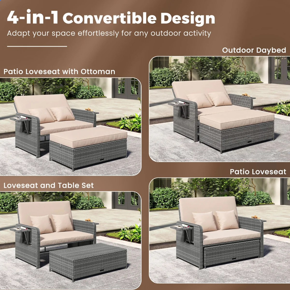 Outdoor Adjustable Daybed – image 8
