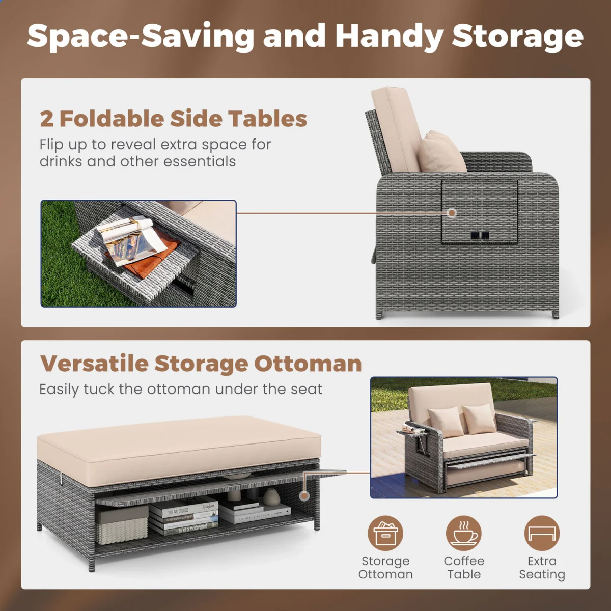 Outdoor Adjustable Daybed – image 9