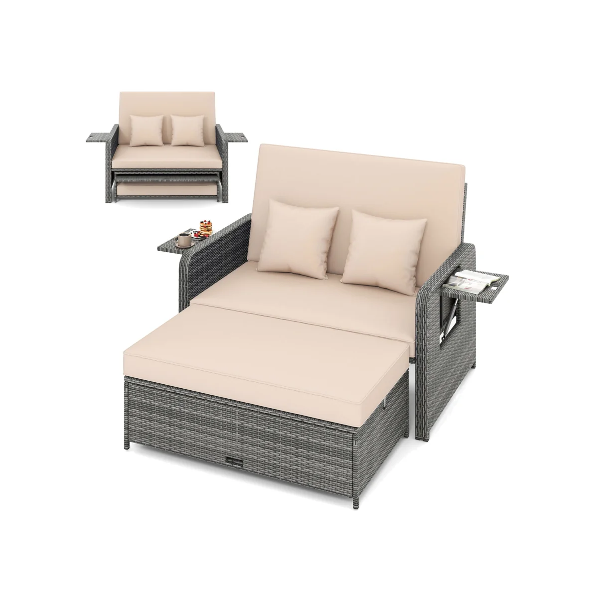 Outdoor Adjustable Daybed – image 1