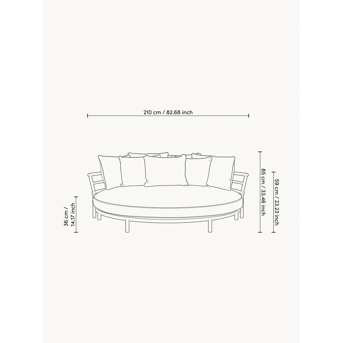 Garden Daybed Laguno – image 9