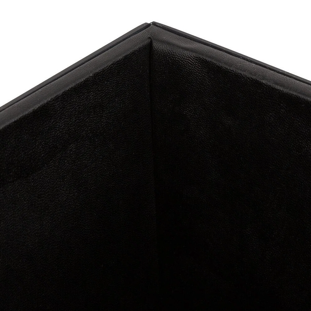 Luxe - Glass and Agate Waste Bin - Black – image 6