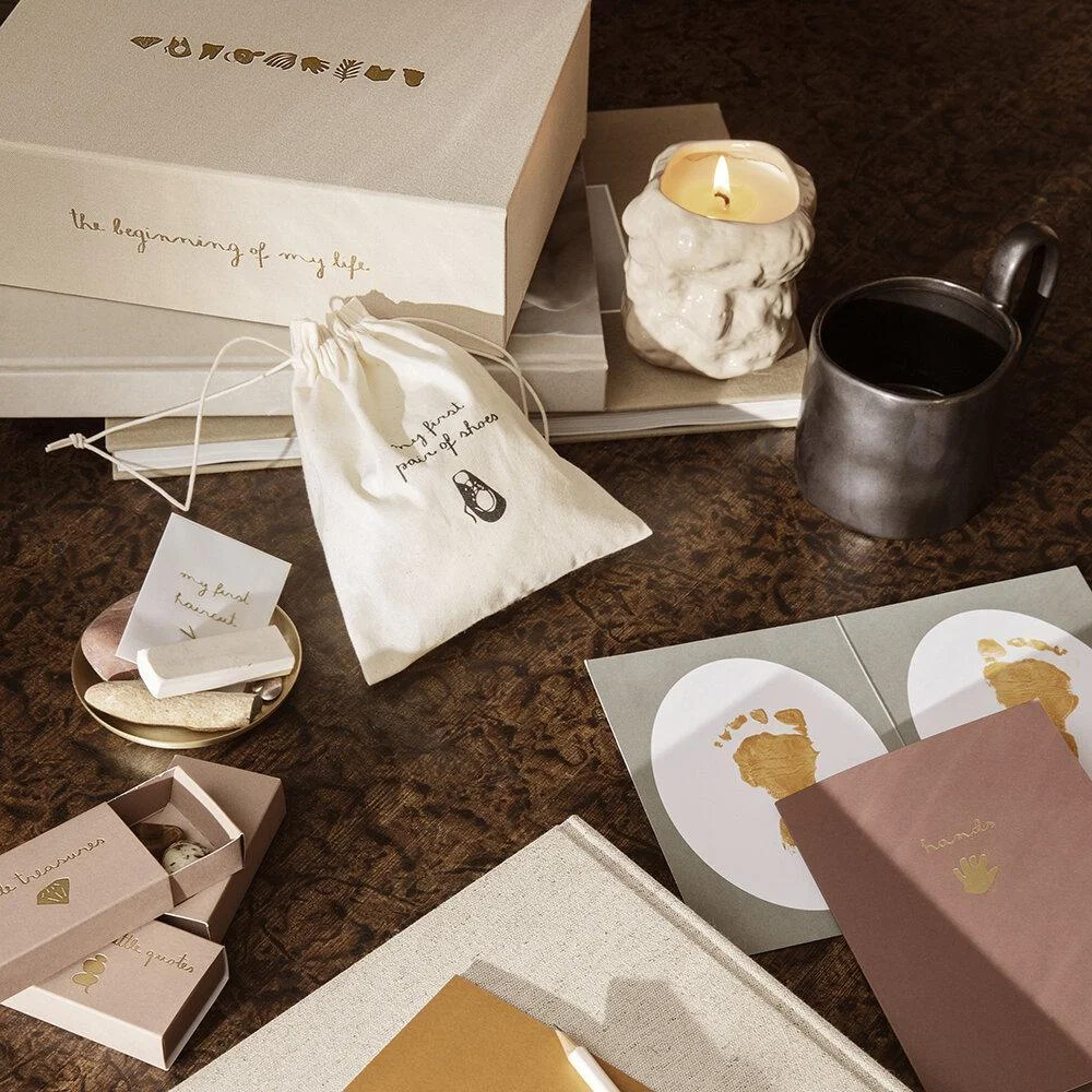 ferm LIVING - The Beginning of My Life Memory Box - Off White – image 4