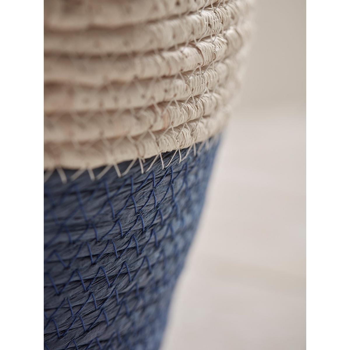 Three Blue Dipped Baskets – image 4