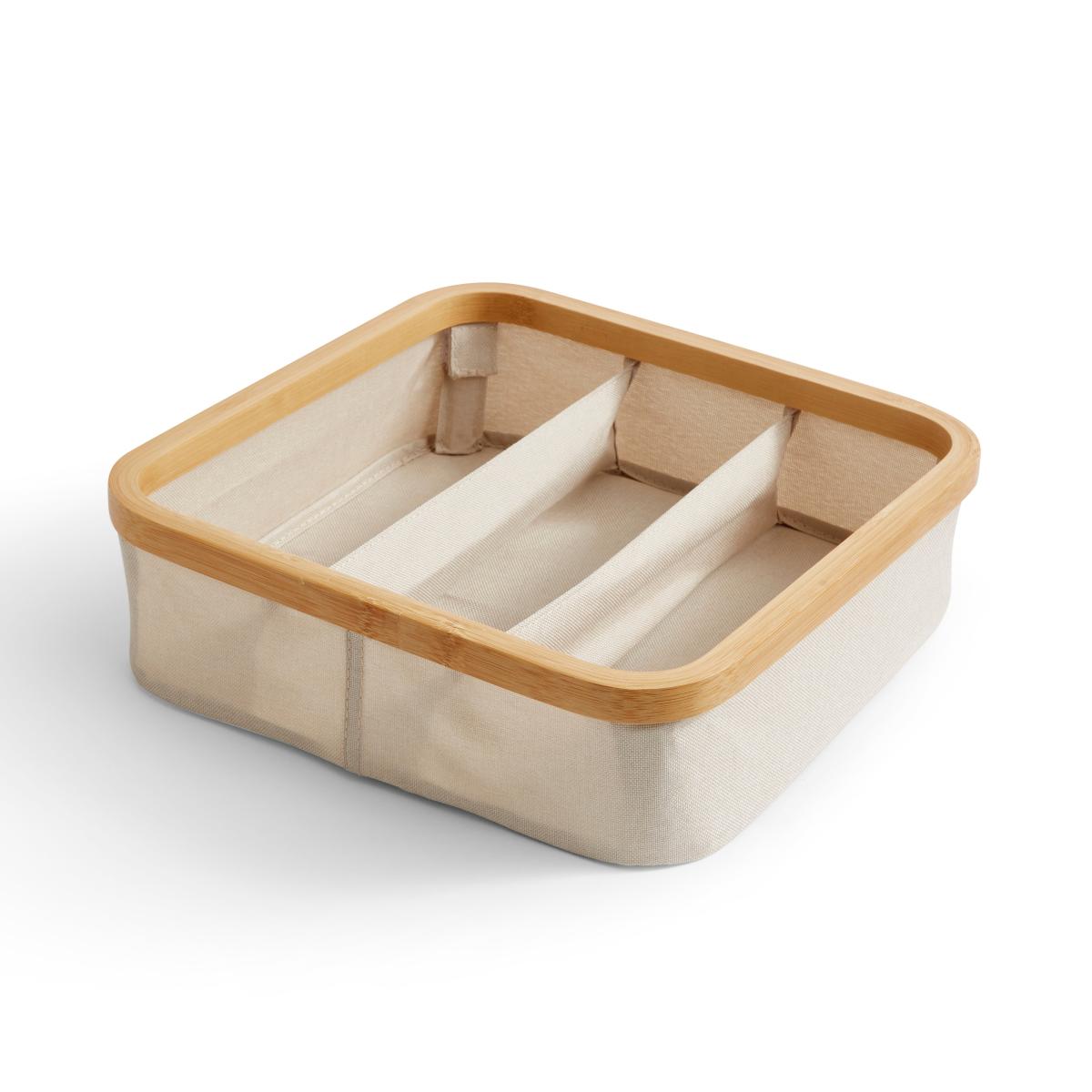 Berkeley 3 Compartments Foldable Storage Basket – image 2