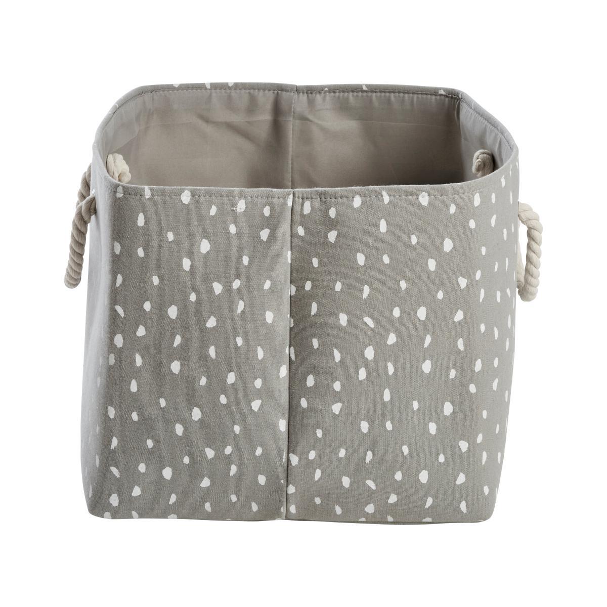 Dotty Storage Basket Grey Grey – image 2