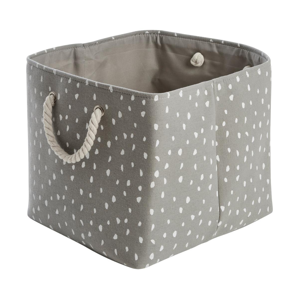 Dotty Storage Basket Grey Grey – image 3