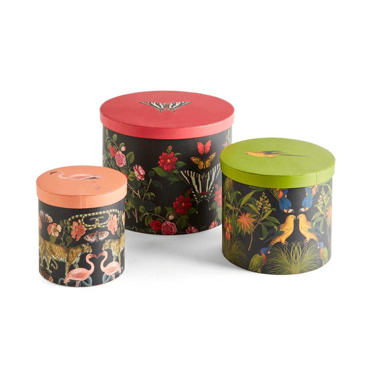 Set of 3 Storage Boxes MultiColoured – image 6