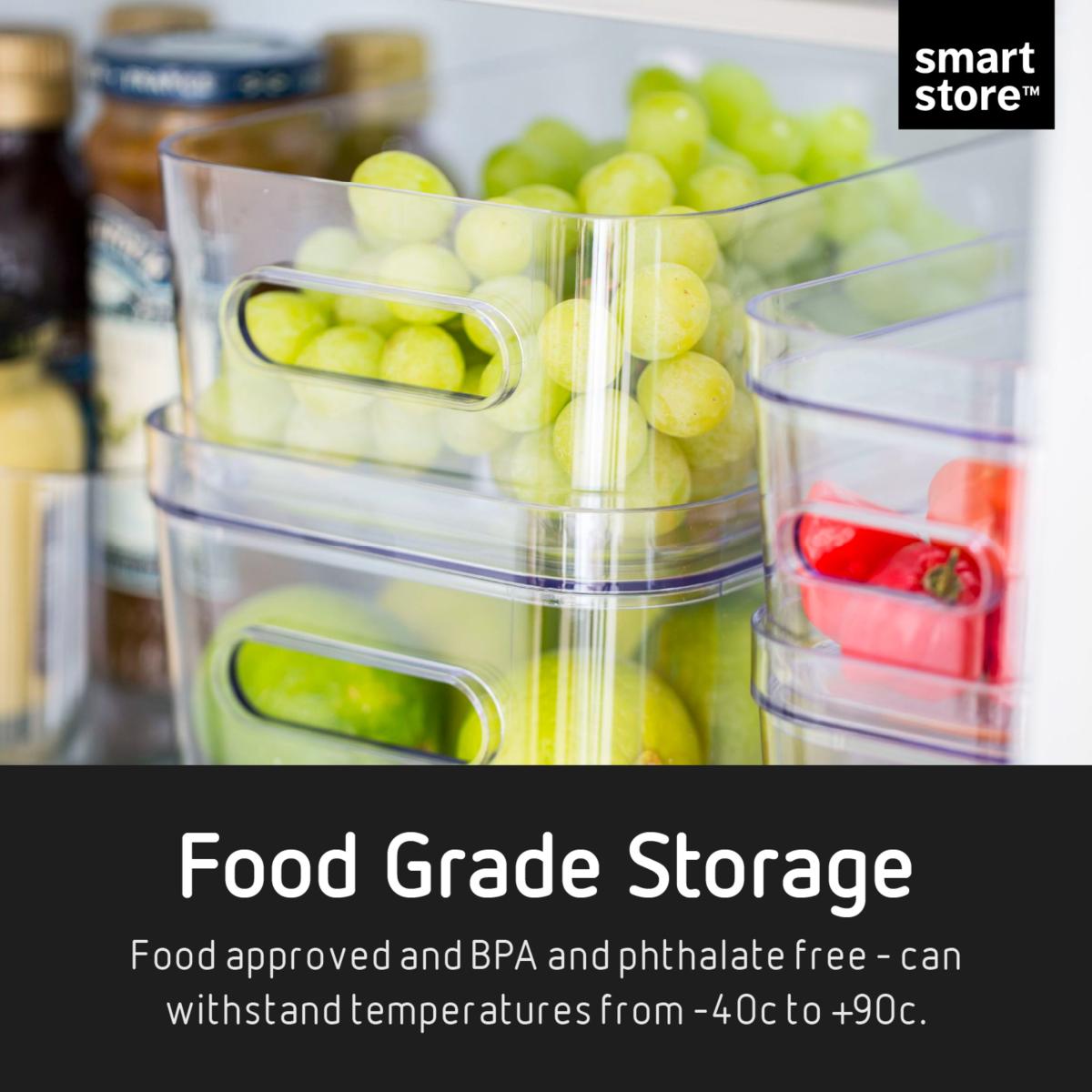 Compactbundle Set of 4 Assorted Storage Boxes Clear – image 7