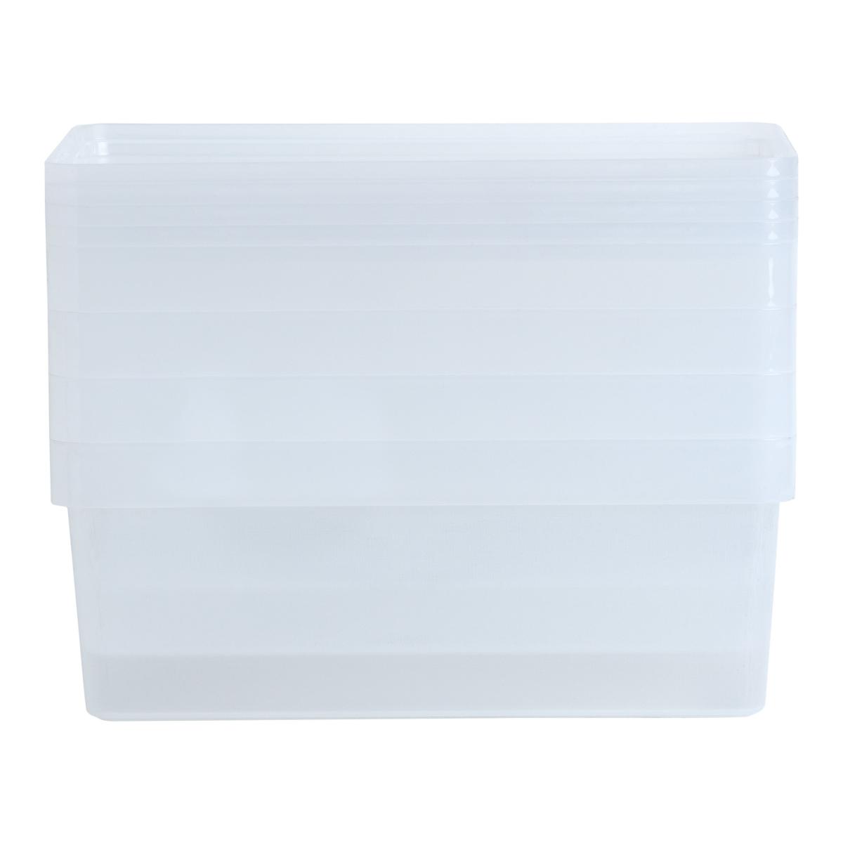 Wham Studio Set of 4 Shoe Boxes & Lids Clear – image 5