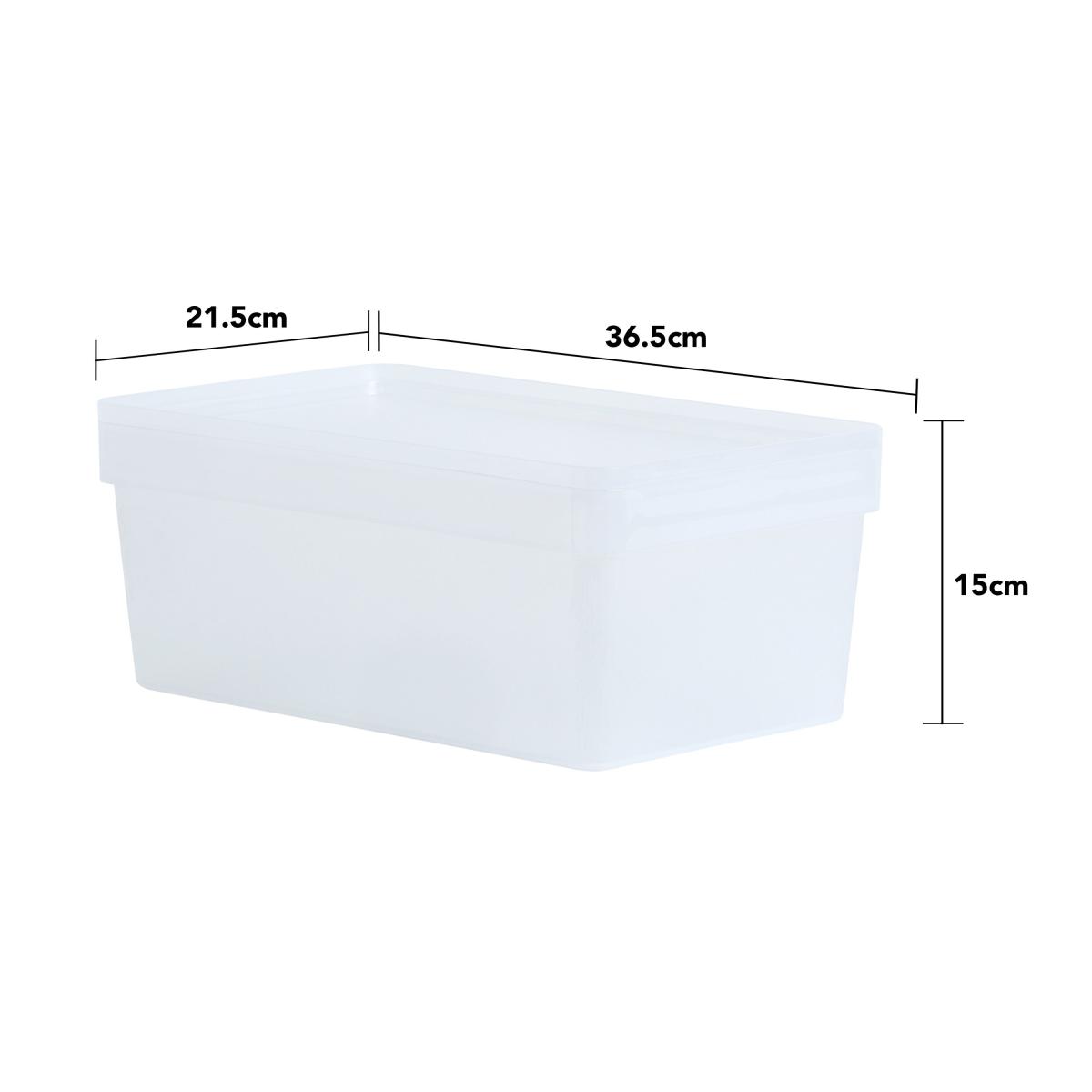 Wham Studio Set of 4 Shoe Boxes & Lids Clear – image 6