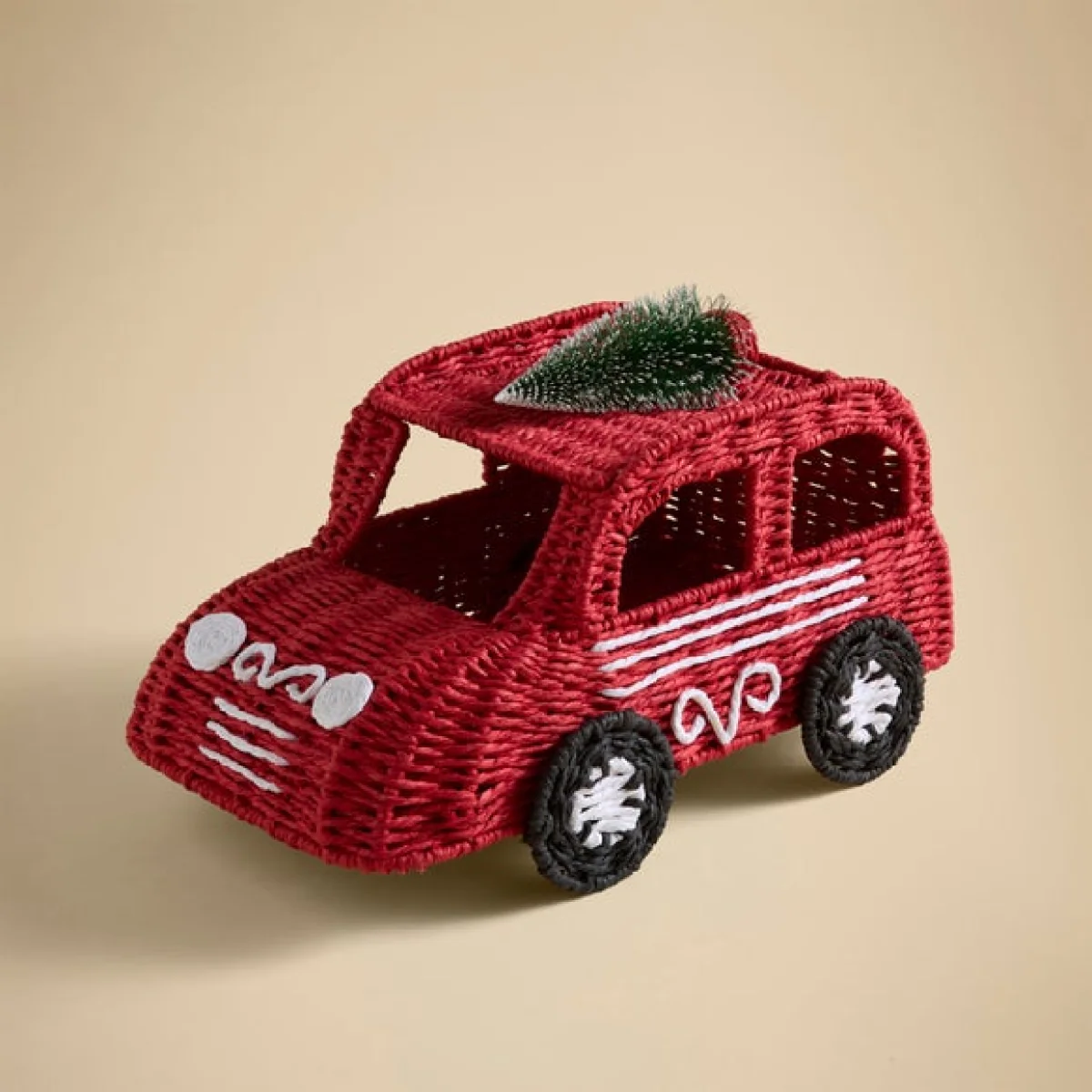 Christmas Car Paper Rope Hamper – image 3