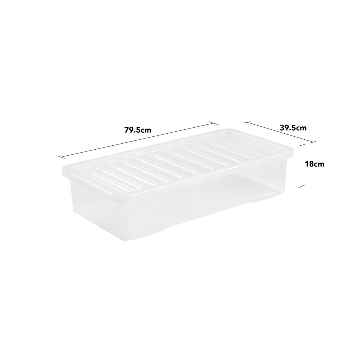 Crystal 42 Litre Box & Lid Clear – image 4