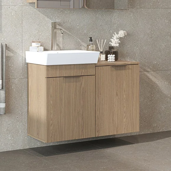 Dubai 2 Door Vanity Unit with Laundry Basket – image 3