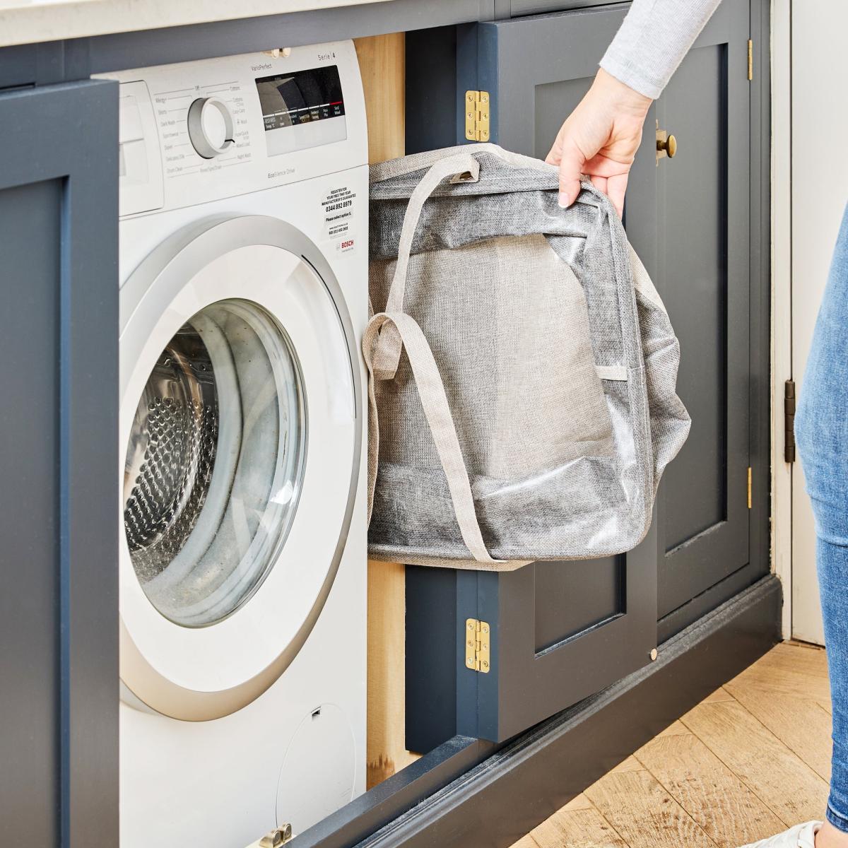 Minky Waterproof Laundry Basket – image 5