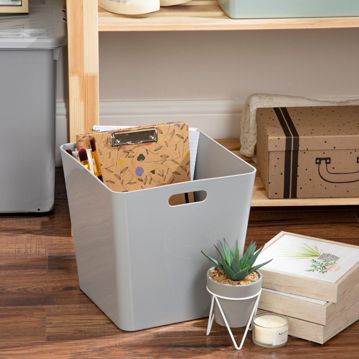 Studio Grey Storage Cube Light Grey – image 1