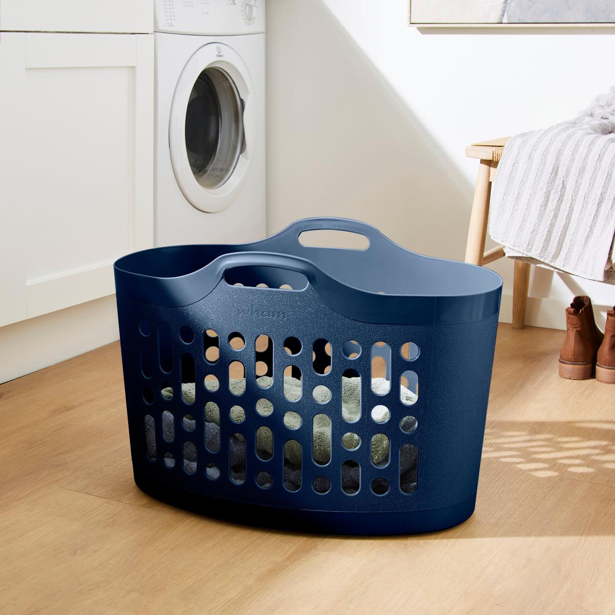 Large Flexi Basket Luxe Navy – image 1