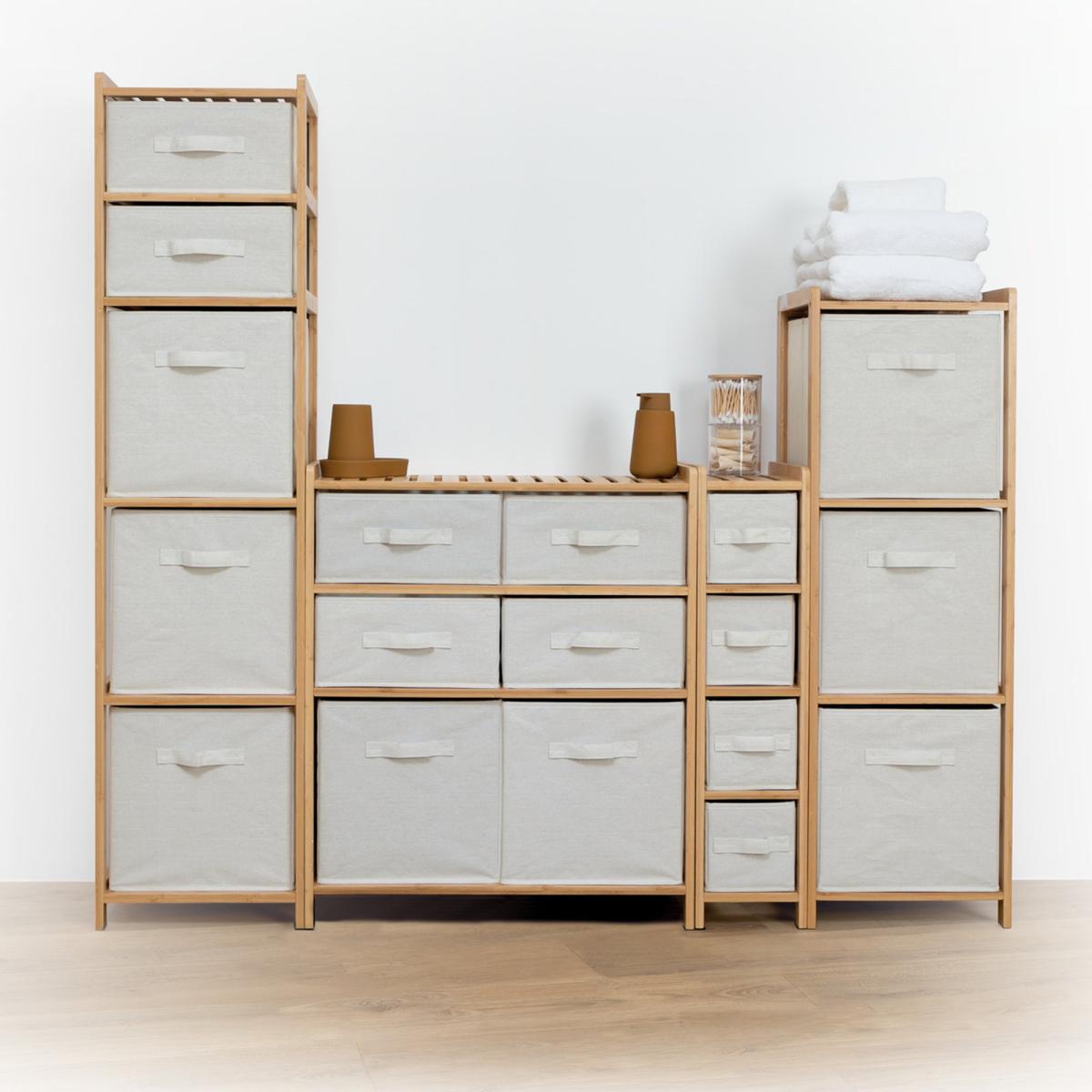 Tissa White 4 Box Narrow Storage Unit – image 6