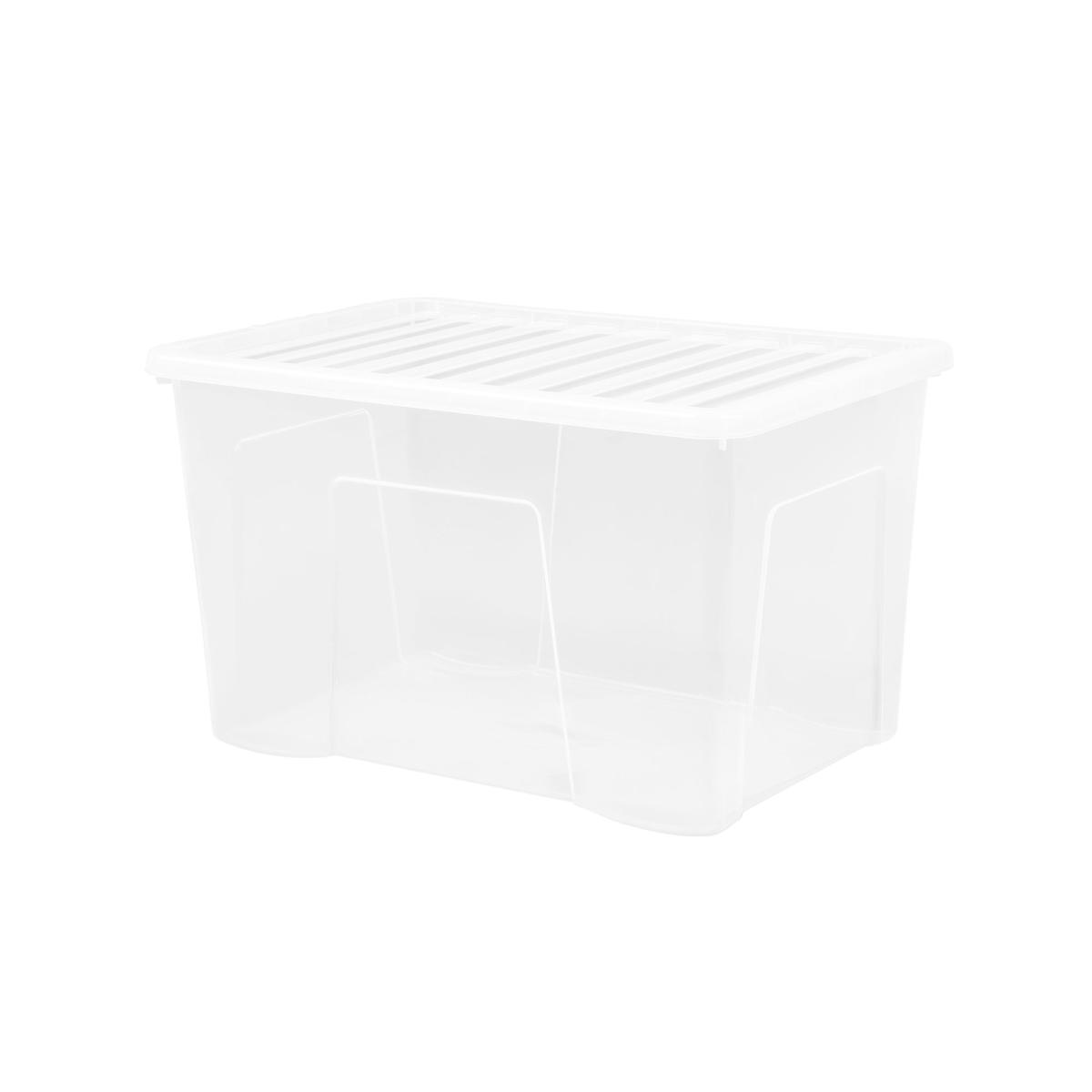 Crystal 102 Litre Box & Lid Clear – image 2