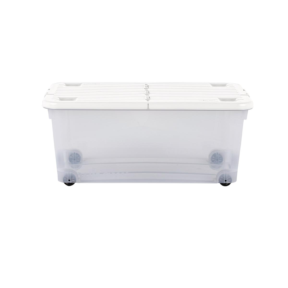 Wham 45L Underbed Storage Box with Wheels & Lid – image 2