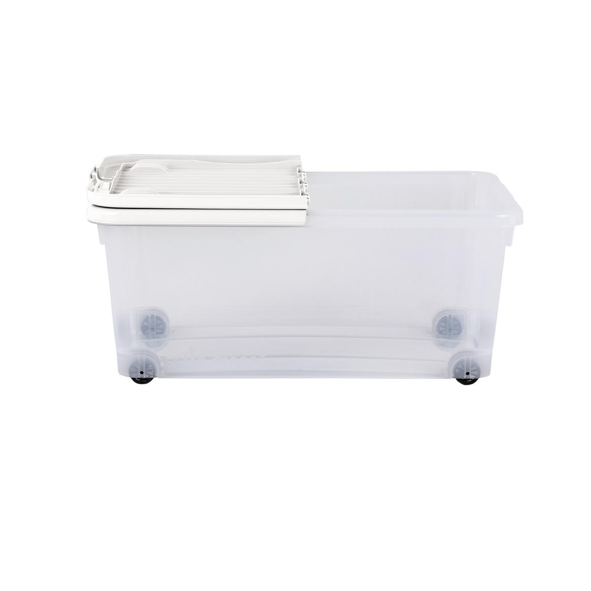 Wham 45L Underbed Storage Box with Wheels & Lid – image 3