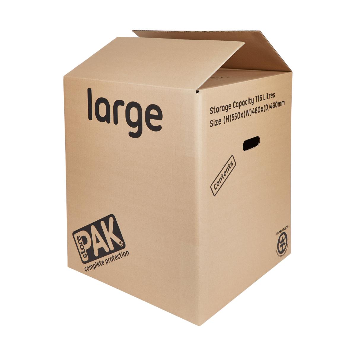 StorePAK 5 Pack Moving Boxes Large Brown – image 2